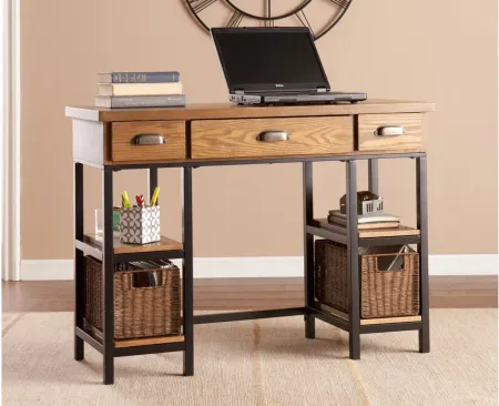 Marceline Mirada Desk in Gray by SEI Furniture