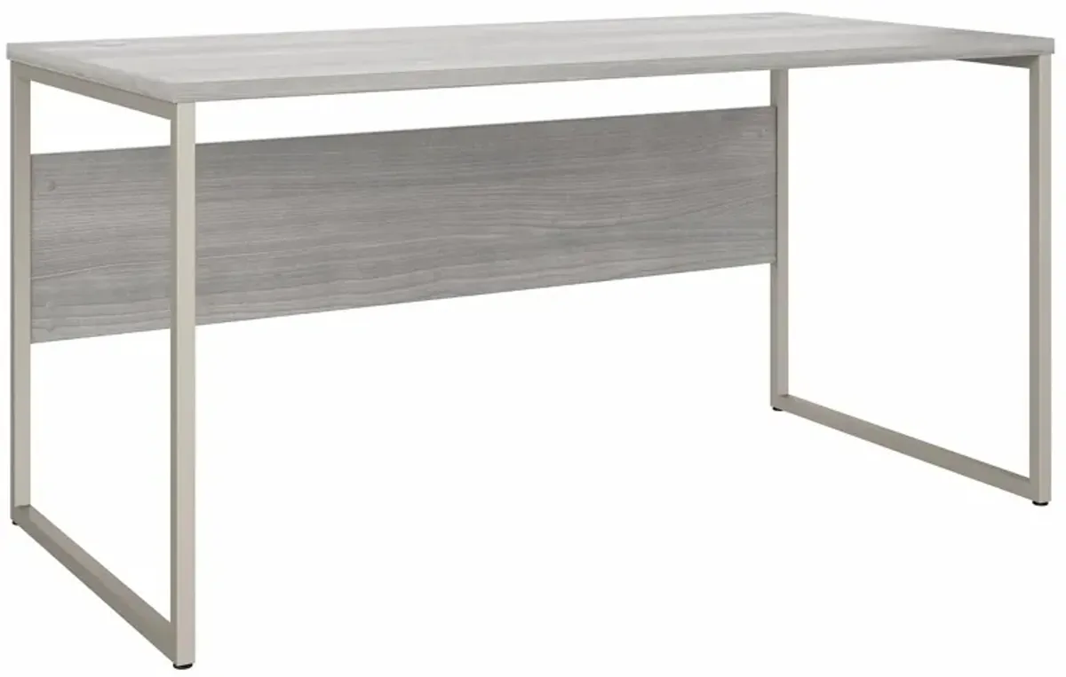 Steinbeck Writing Desk in Platinum Gray by Bush Industries