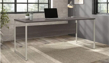 Steinbeck Computer Desk in Storm Gray by Bush Industries