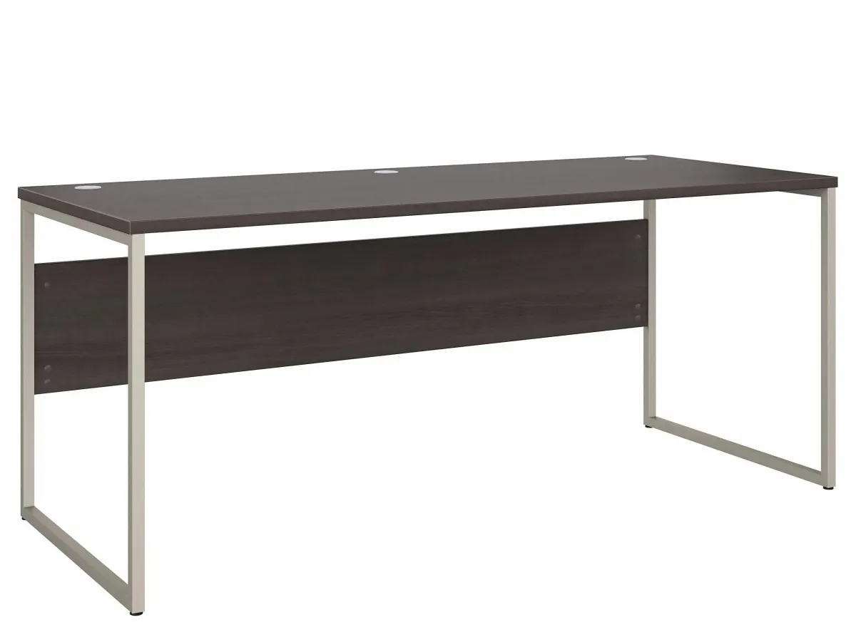 Steinbeck Computer Desk in Storm Gray by Bush Industries