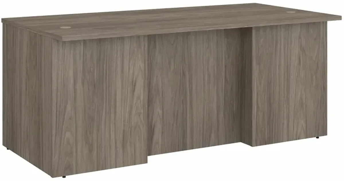 Office 500 72W x 36D Executive Desk in Modern Hickory by Bush Industries