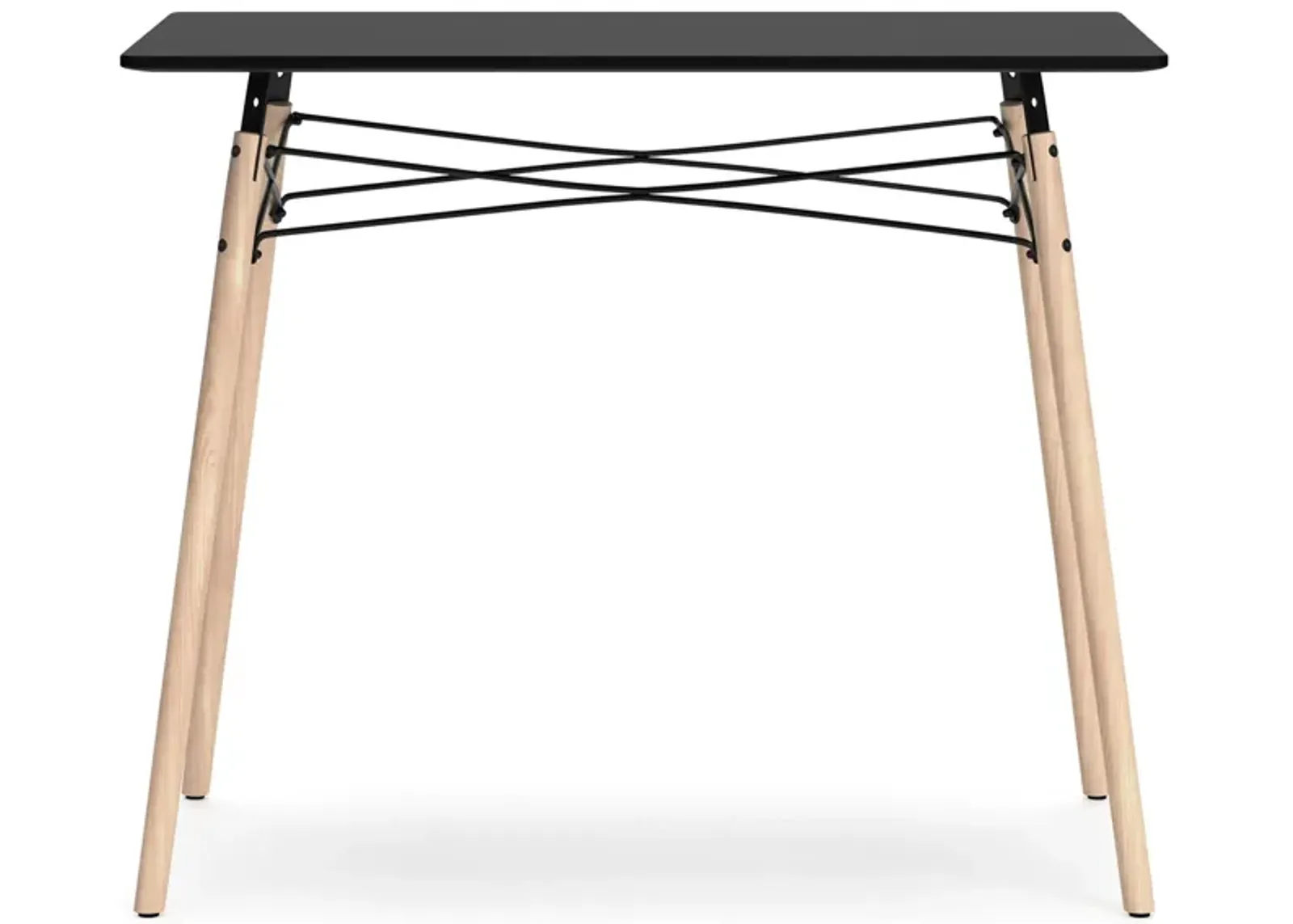 Jaspeni Home Office Desk in Black/Natural by Ashley Express