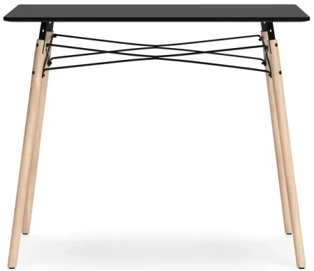 Jaspeni Home Office Desk in Black/Natural by Ashley Express
