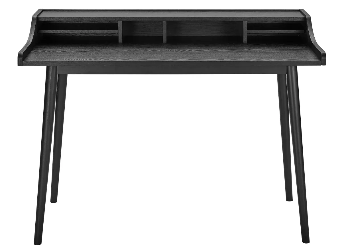 Flavio Desk in Black by EuroStyle