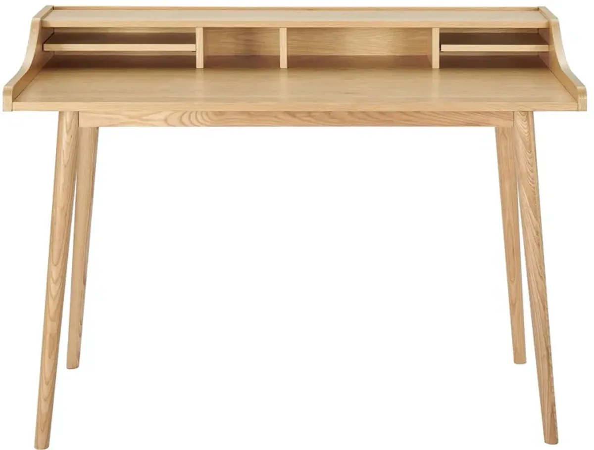 Flavio Desk in Oak by EuroStyle