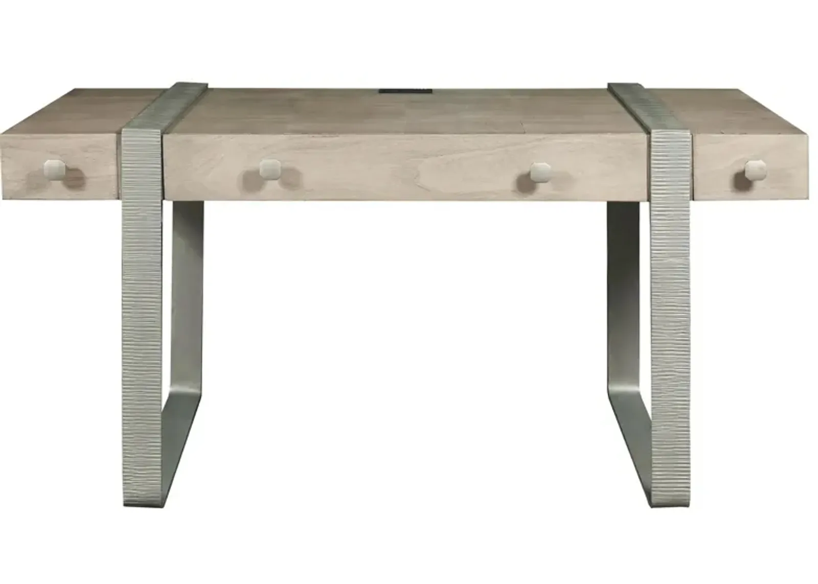 Pulaski Accents Desk in Gray by Samuel Lawrence