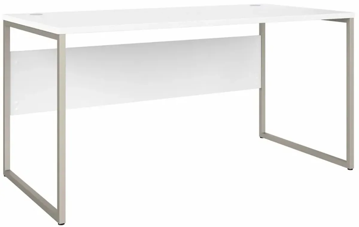 Steinbeck Writing Desk in White by Bush Industries