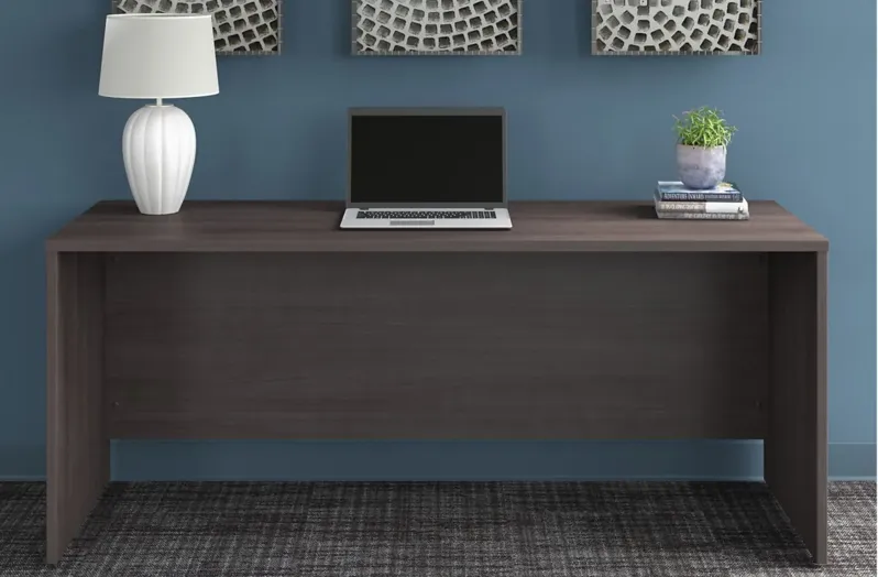 Office 500 72W x 24D Credenza Desk in Storm Gray by Bush Industries