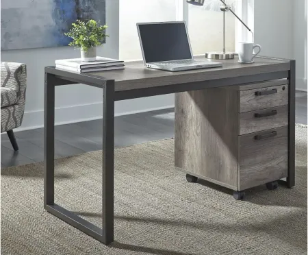 Tanners Creek Writing Desk in Medium Gray by Liberty Furniture