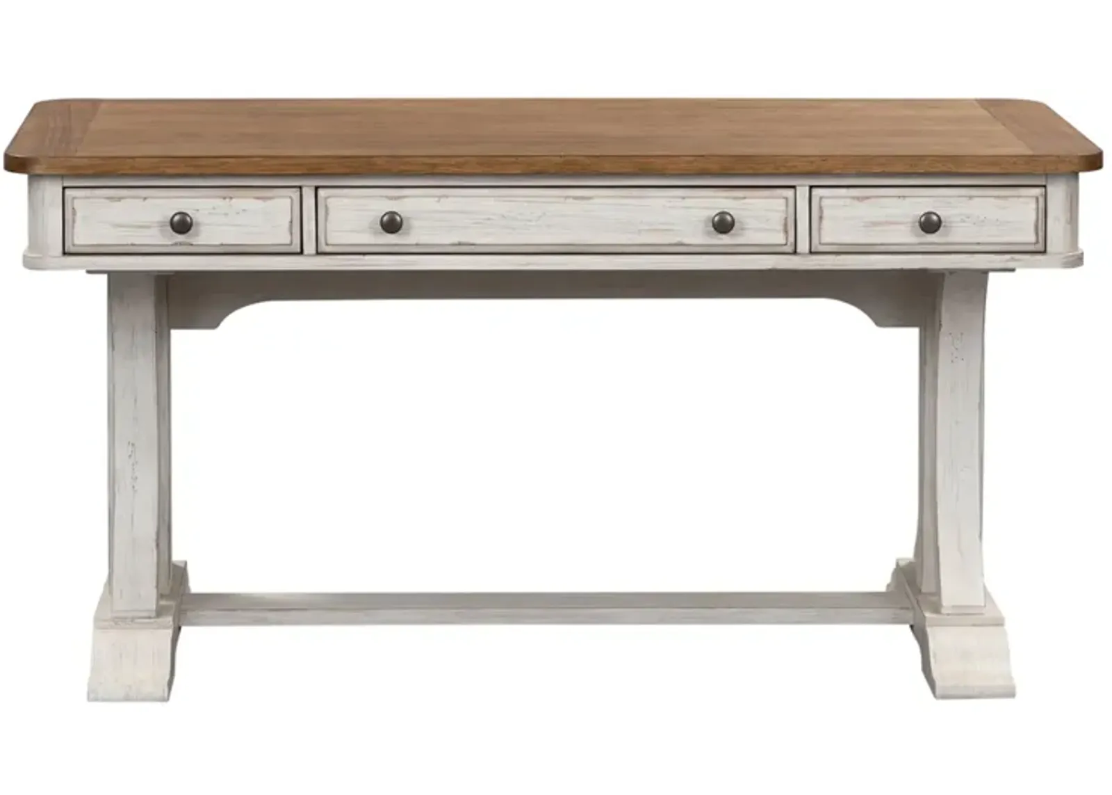 Farmhouse Reimagined Writing Desk in White by Liberty Furniture