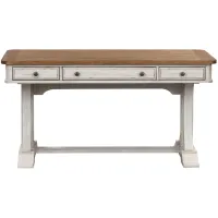 Farmhouse Reimagined Writing Desk in White by Liberty Furniture