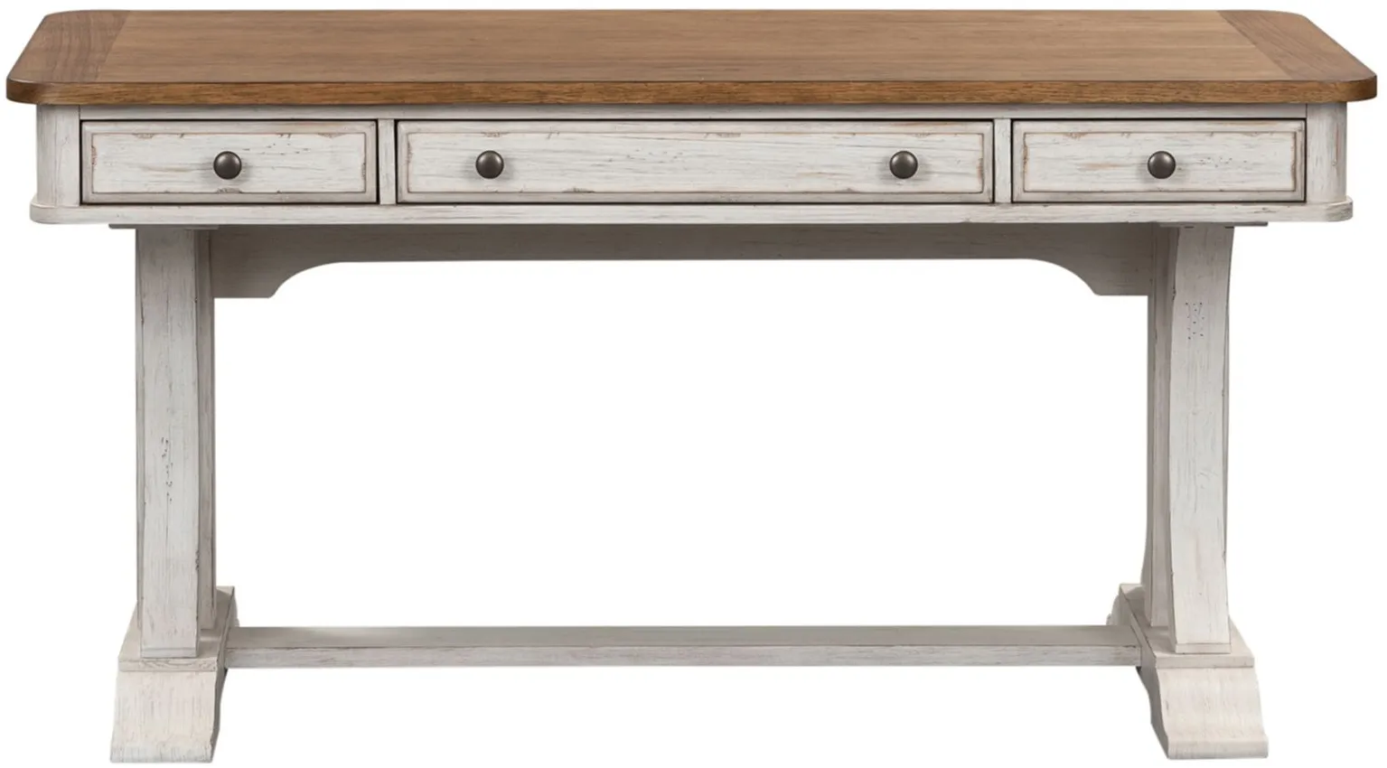 Farmhouse Reimagined Writing Desk in White by Liberty Furniture