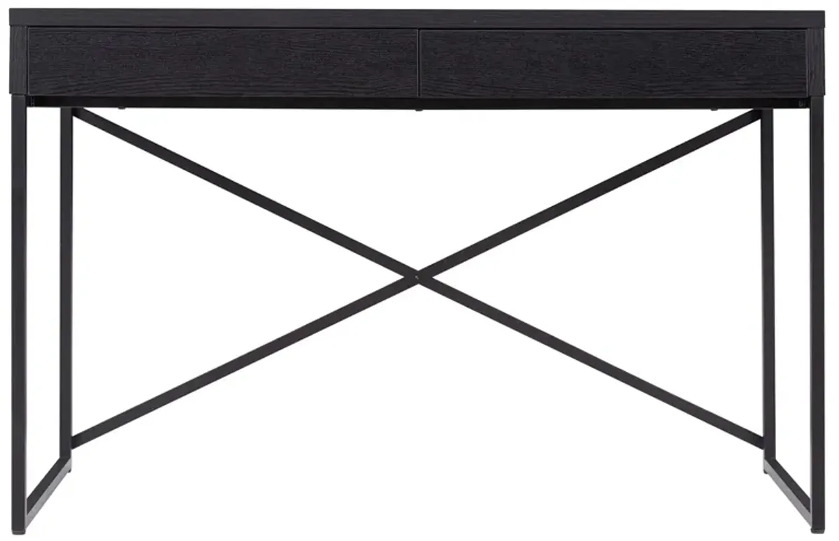 Mason Writing Desk in Black Grain by Hudson & Canal