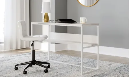 Deznee Home Office Desk in White by Ashley Express