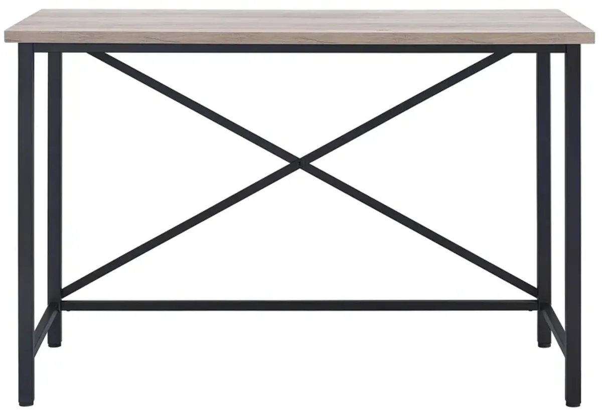 Renadi Writing Desk in Black/Gray Oak by Hudson & Canal