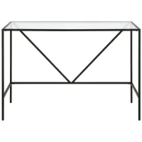 Jeane Writing Desk in Blackened Bronze by Hudson & Canal