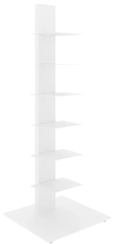 Sapiens 38" Bookcase Tower in White by EuroStyle