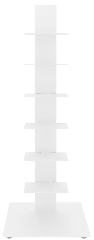 Sapiens 38" Bookcase Tower in White by EuroStyle