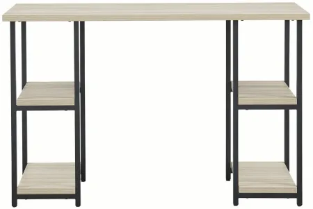 Waylowe 48" Home Office Desk in Natural/Black by Ashley Express