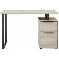 Waylowe 48" Office Desk in Natural/Black by Ashley Express