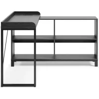 Yarlow Home Office L-Desk in Black by Ashley Express
