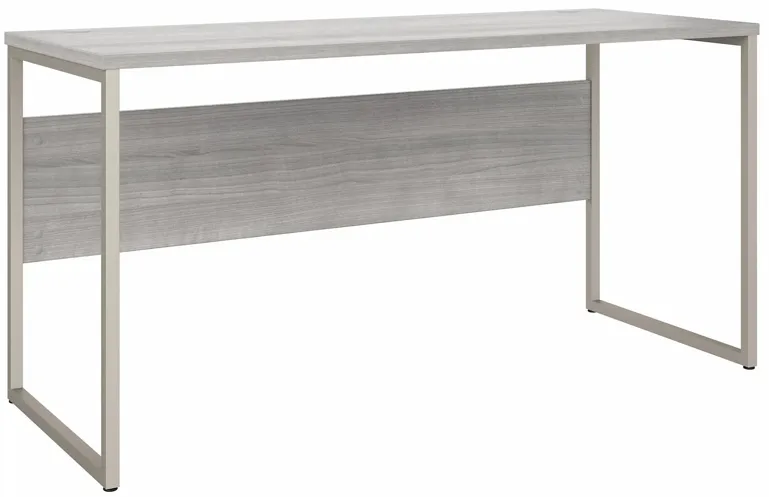 Steinbeck Desk in Platinum Gray by Bush Industries