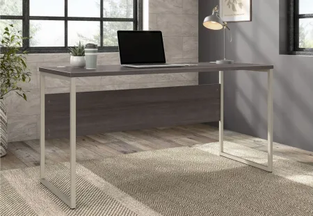 Steinbeck Desk in Storm Gray by Bush Industries