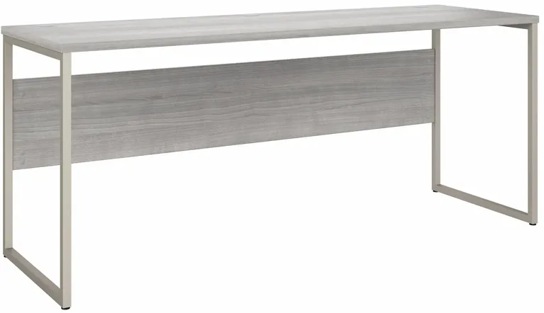 Steinbeck Workstation Desk in Platinum Gray by Bush Industries