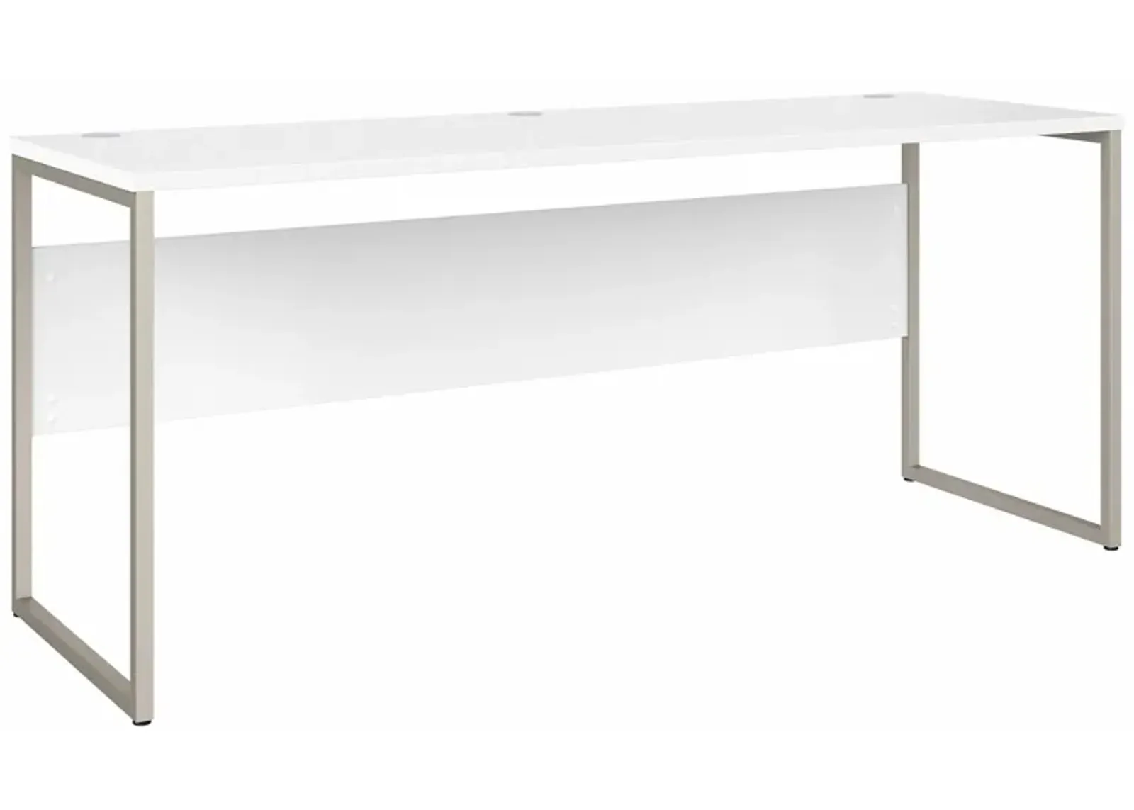 Steinbeck Workstation Desk in White by Bush Industries