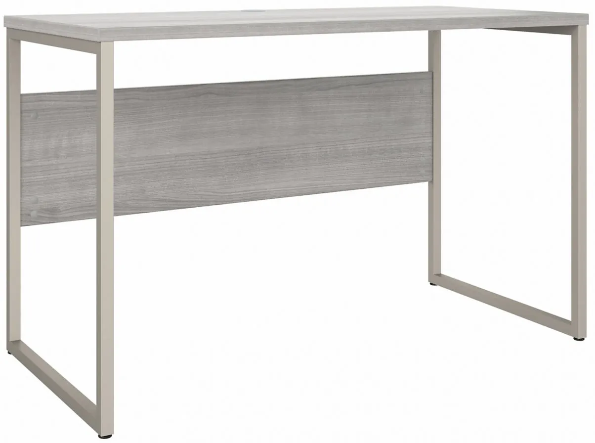 Steinbeck Computer Desk in Platinum Gray by Bush Industries