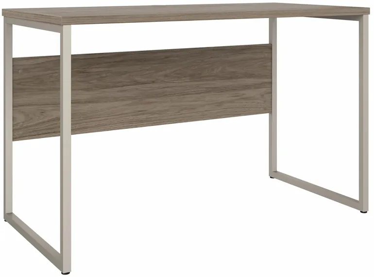 Steinbeck Computer Desk in Modern Hickory by Bush Industries