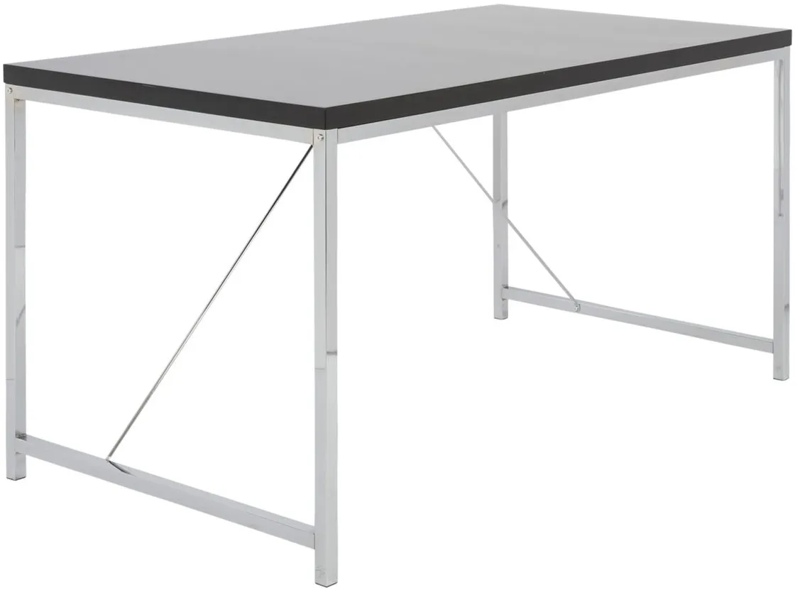 Gilbert 30" Desk in Black by EuroStyle