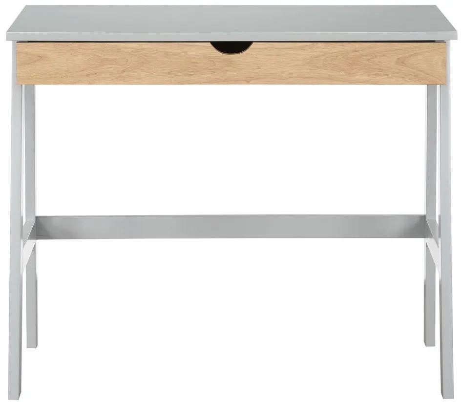Hilton Desk in Gray/Natural by Heritage Baby