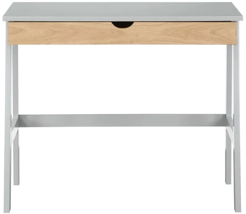 Hilton Desk in Gray/Natural by Heritage Baby