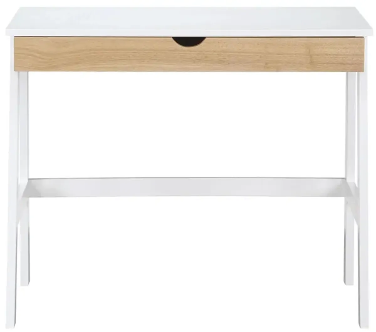 Hilton Desk in White/Natural by Heritage Baby