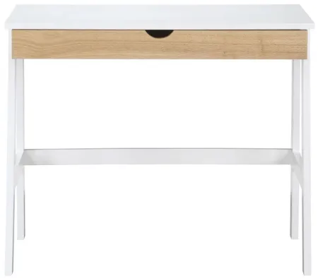 Hilton Desk in White/Natural by Heritage Baby