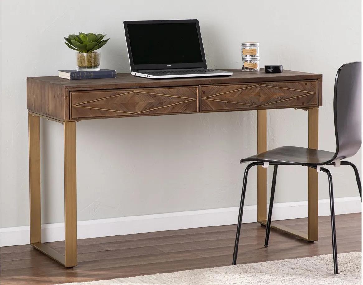 Giuliana Reclaimed Wood Desk in Natural by SEI Furniture