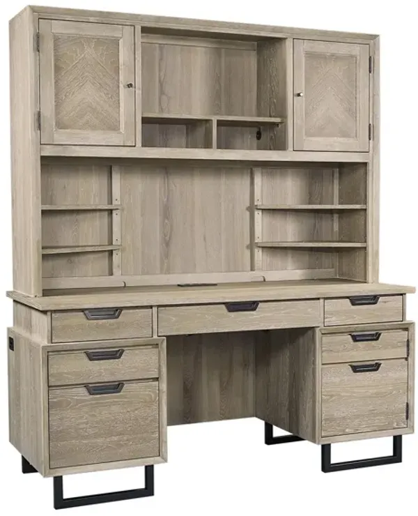 Harper Point Credenza & Hutch