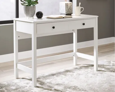Wilmma Desk in White by Ashley Furniture