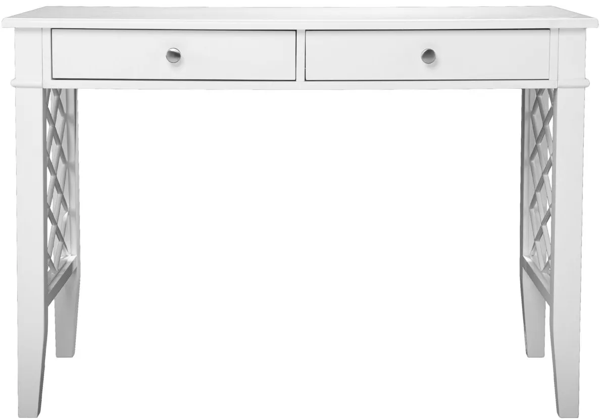 Sabrina Desk in White by SEI Furniture