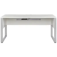 Kalmar 63" Desk in White by Unique Furniture