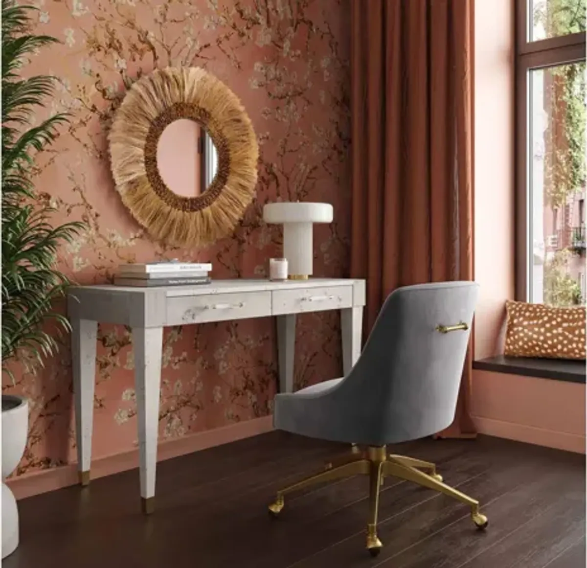 Brandyss Burl Work Desk