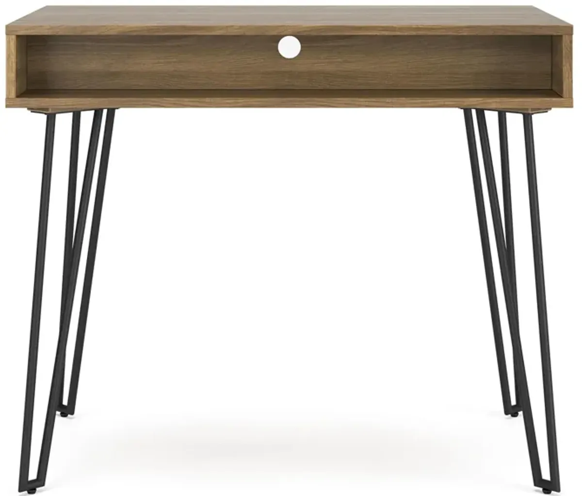 Strumford Home Office Desk in Brown/Black by Ashley Express