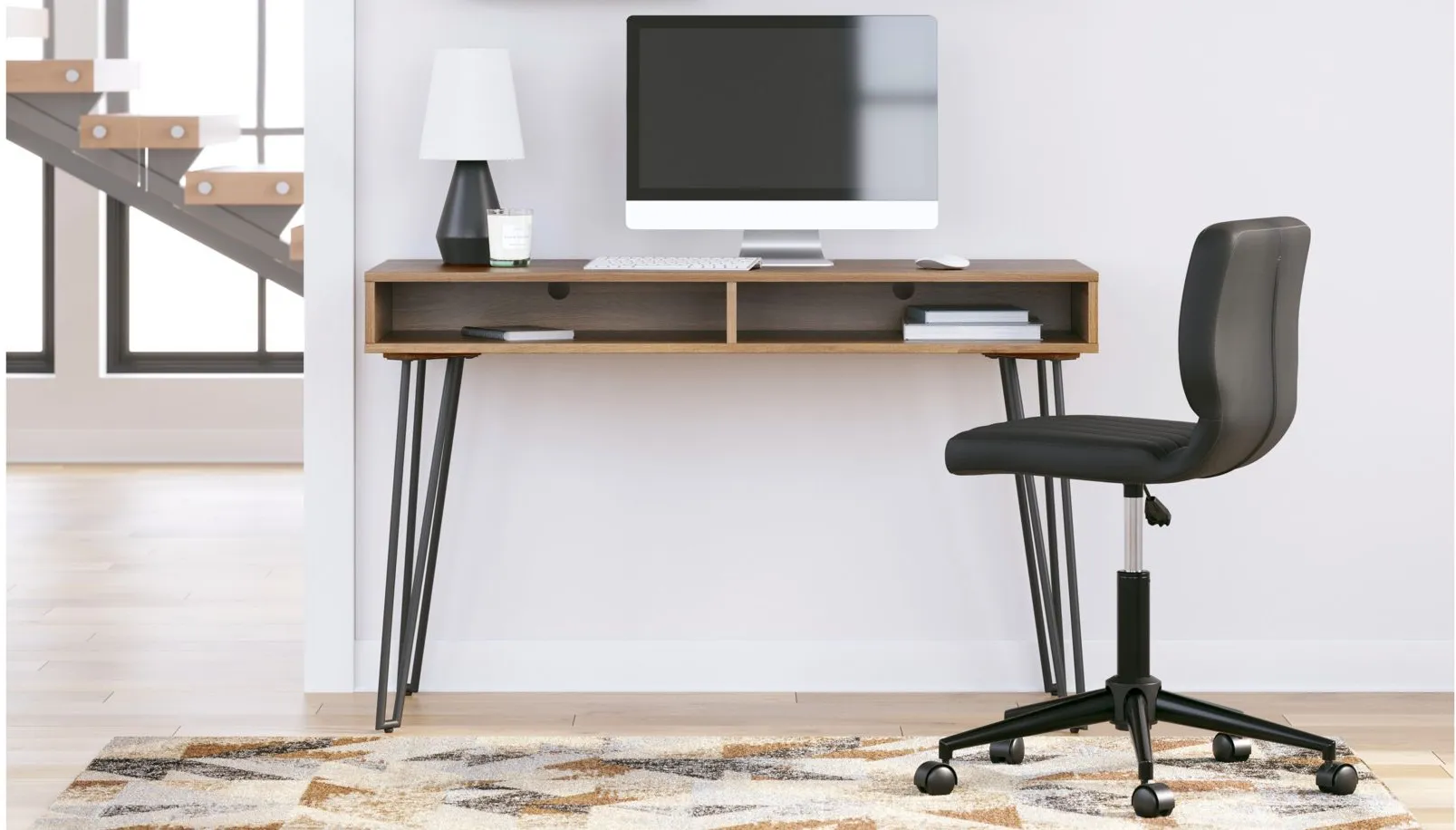 Strumford Home Desk in Brown/Black by Ashley Express