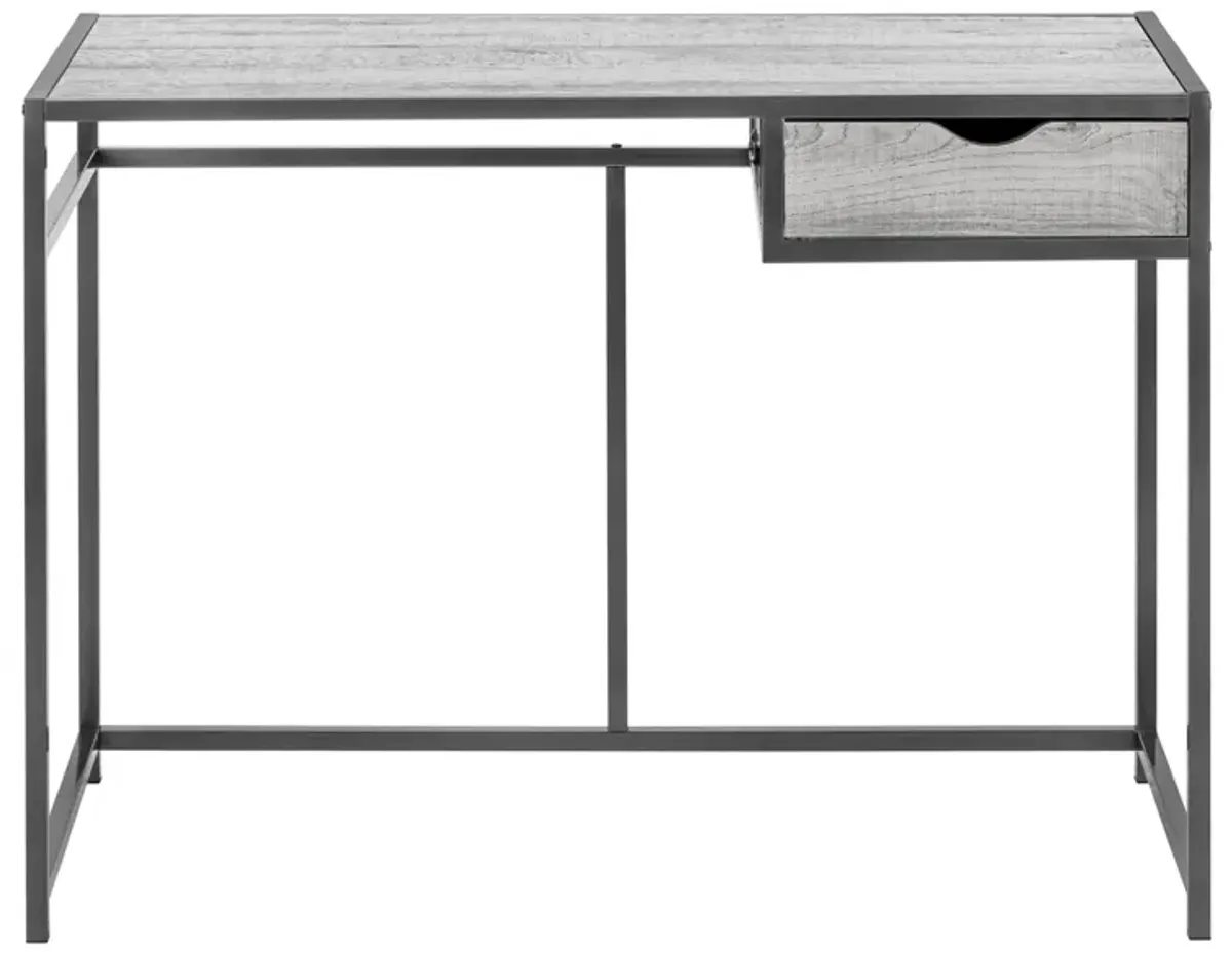 Ottilie Computer Desk in Gray by Monarch Specialties