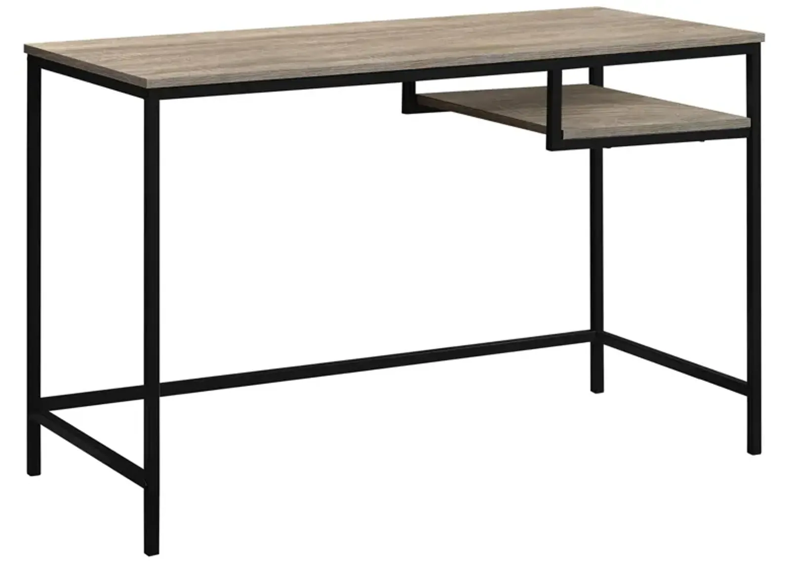 Rayne Computer Desk in Dark Taupe by Monarch Specialties