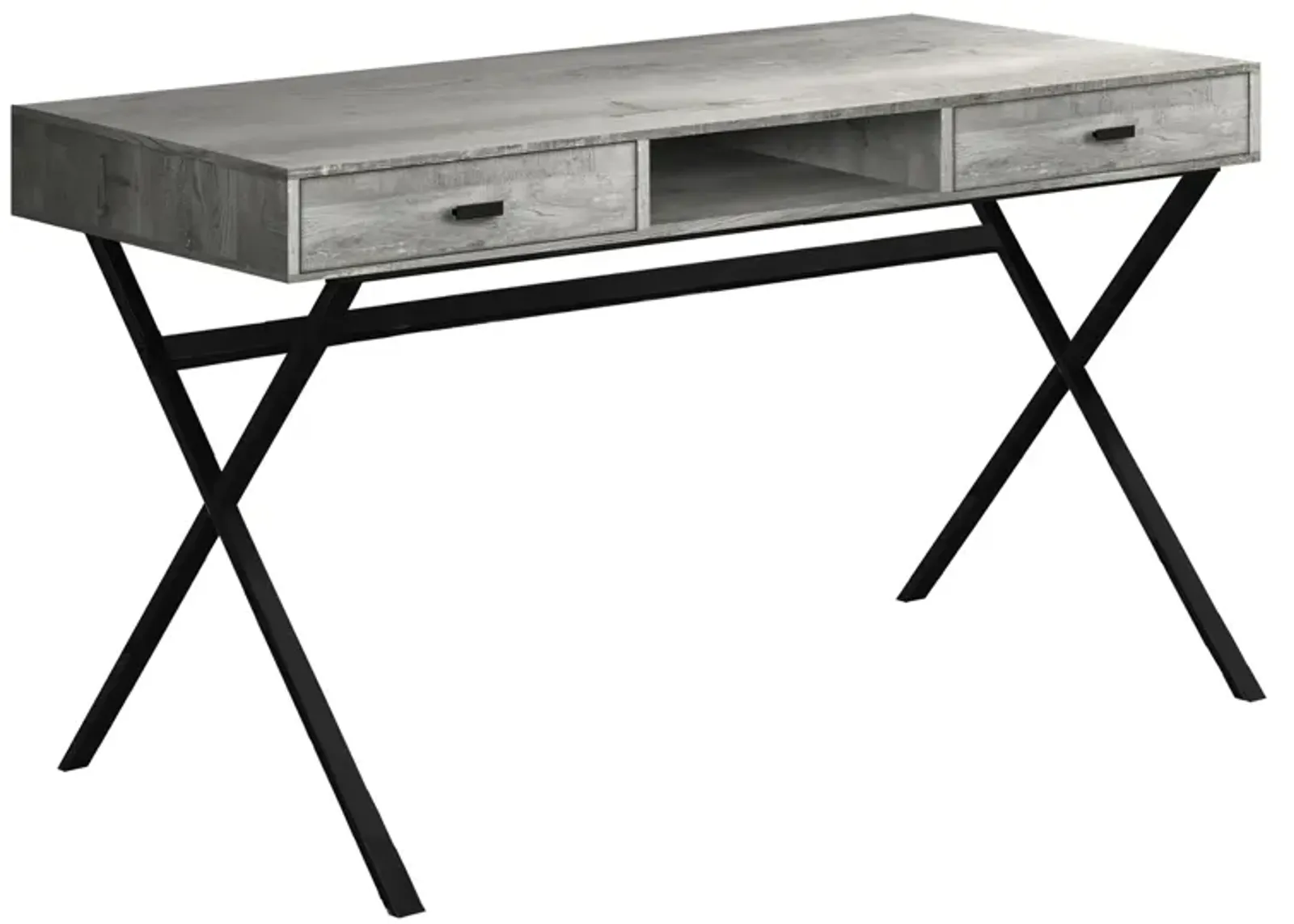 Bartholomew Computer Desk in Gray by Monarch Specialties