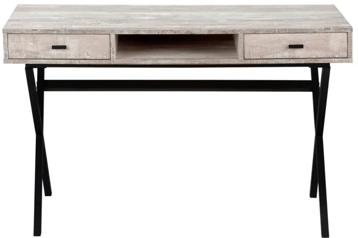 Bartholomew Computer Desk in Taupe by Monarch Specialties