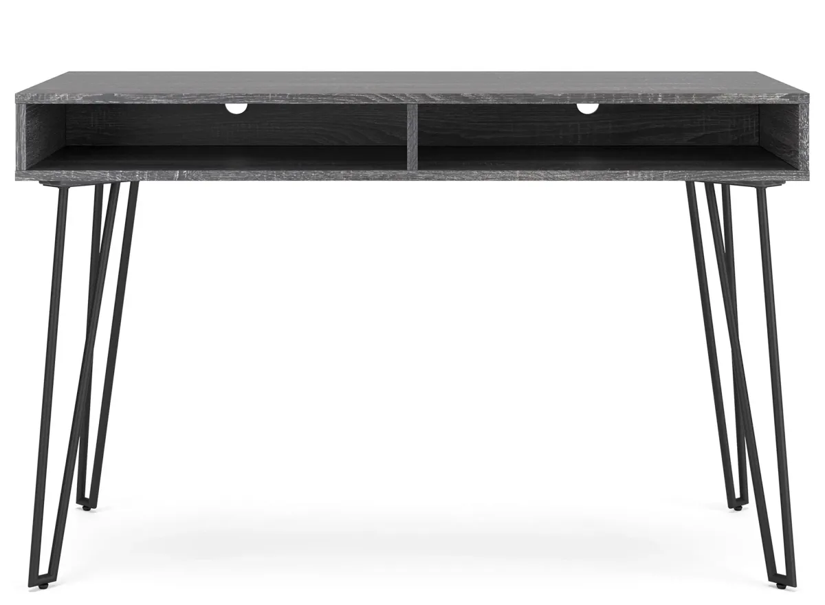 Strumford Home Desk in Charcoal/Black by Ashley Express