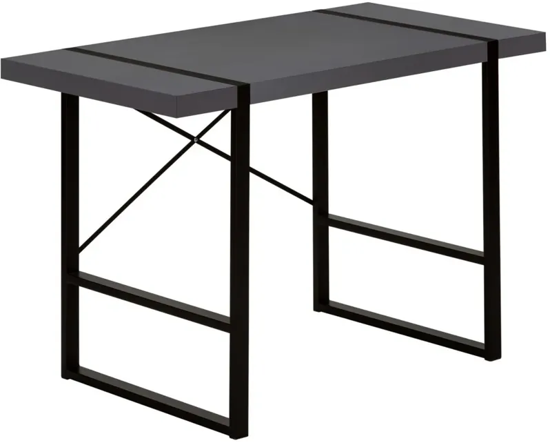 Ronan Computer Desk in Gray by Monarch Specialties